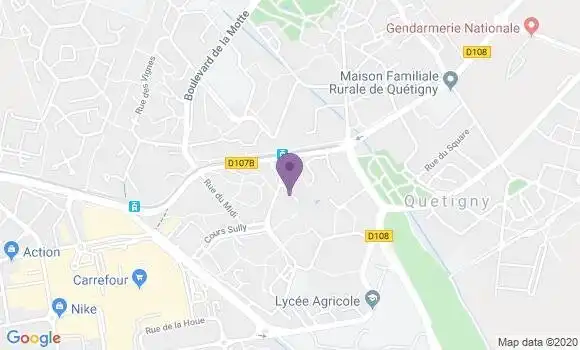 Localisation Caisse d