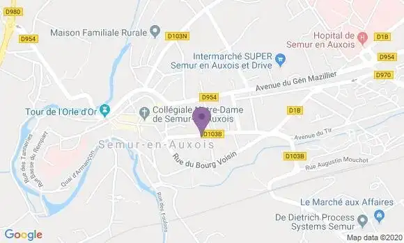 Localisation Caisse d