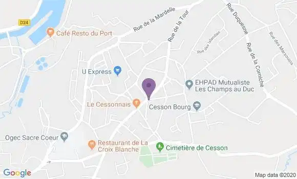 Localisation Caisse d
