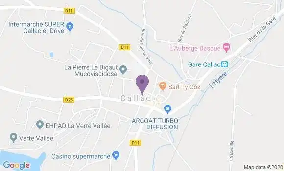 Localisation Caisse d