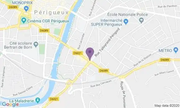 Localisation Caisse d
