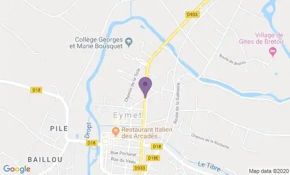 Localisation Caisse d