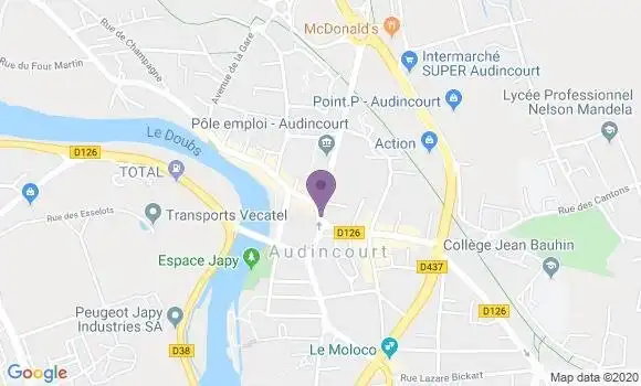 Localisation Caisse d