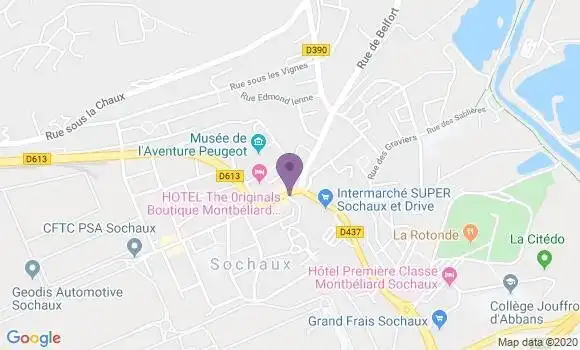 Localisation Caisse d