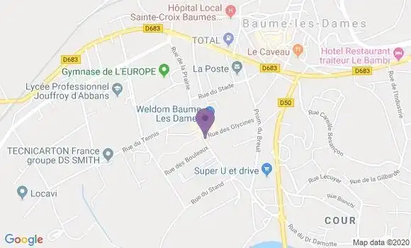 Localisation Caisse d