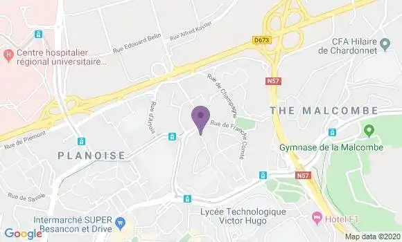Localisation Caisse d