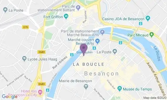 Localisation Caisse d
