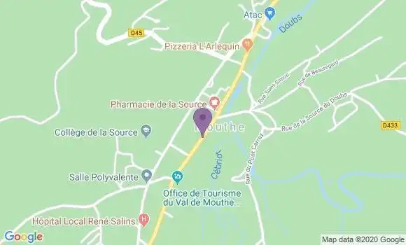 Localisation Caisse d