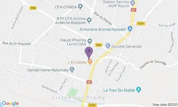 Localisation Caisse d