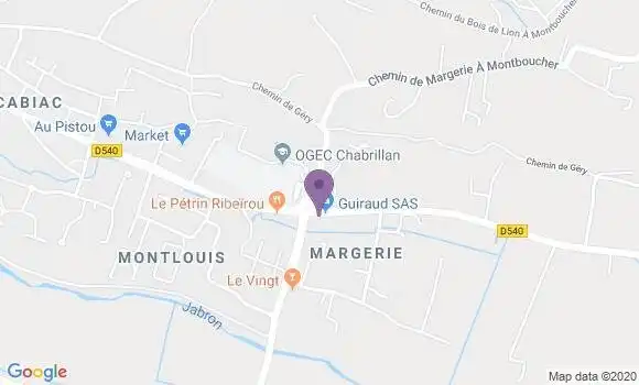 Localisation Caisse d