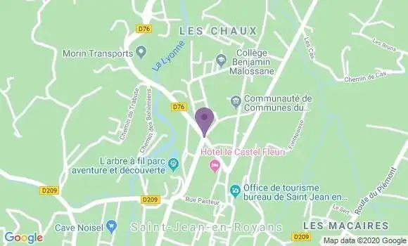 Localisation Caisse d