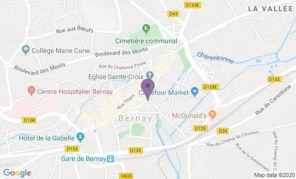 Localisation Caisse d