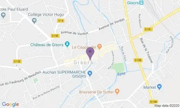Localisation Caisse d