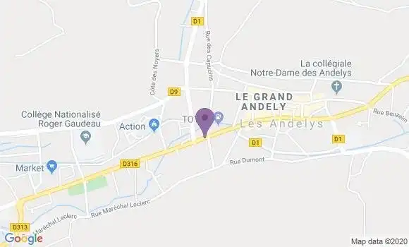 Localisation Caisse d