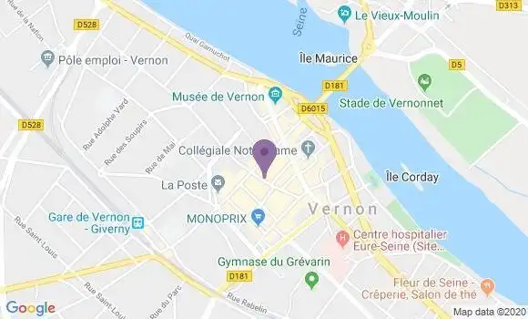 Localisation Caisse d