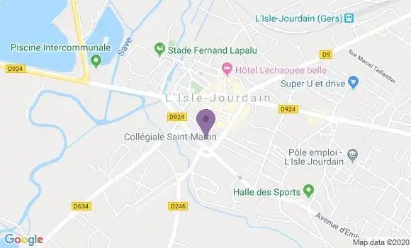 Localisation Société Générale Agence de L