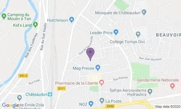 Localisation Caisse d