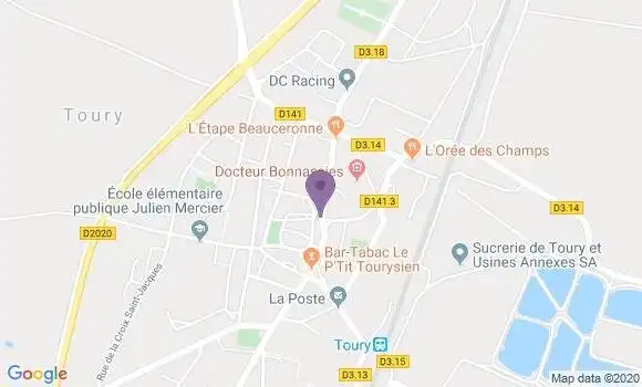 Localisation Caisse d