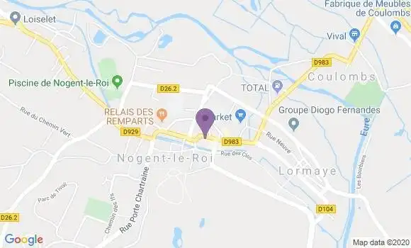 Localisation Caisse d