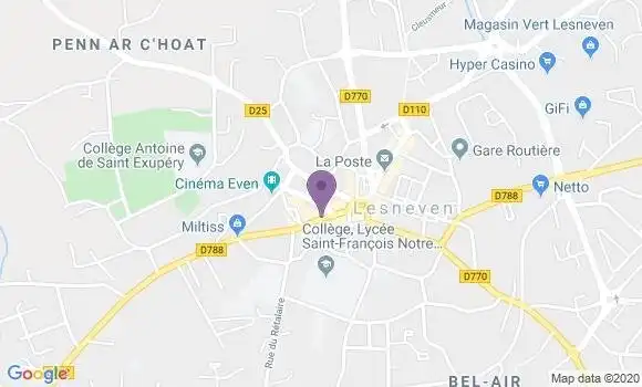 Localisation Caisse d