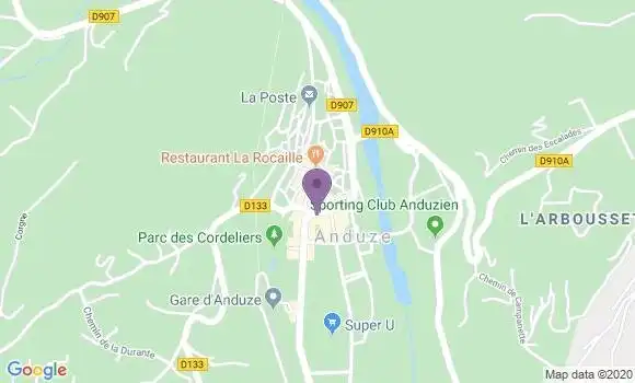 Localisation Caisse d