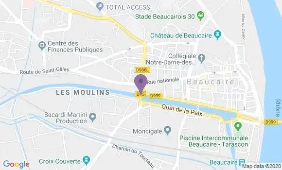 Localisation Caisse d
