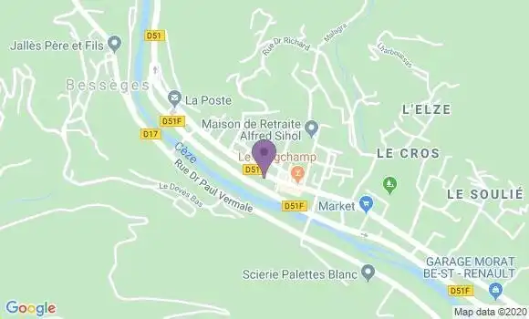 Localisation Caisse d