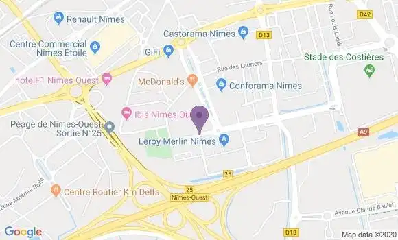 Localisation Caisse d