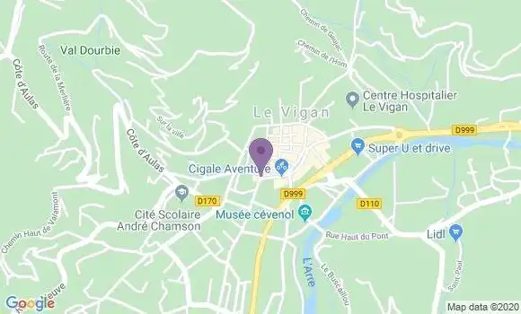 Localisation Caisse d