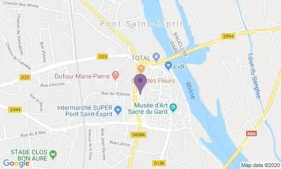 Localisation Caisse d