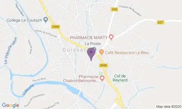 Localisation Caisse d
