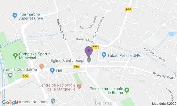 Localisation Caisse d