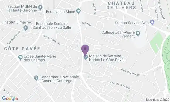 Localisation Caisse d