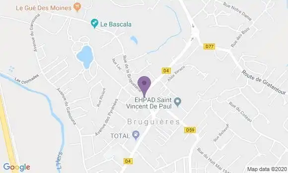 Localisation Caisse d