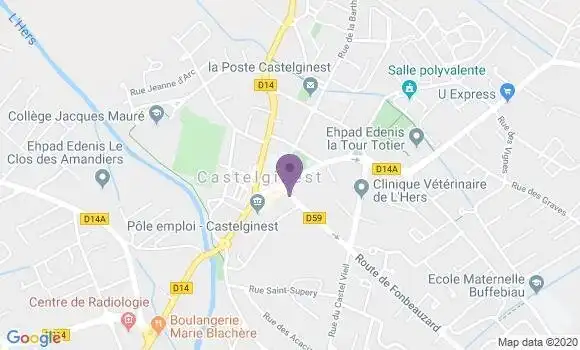 Localisation Caisse d