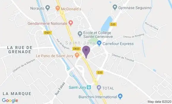 Localisation Caisse d