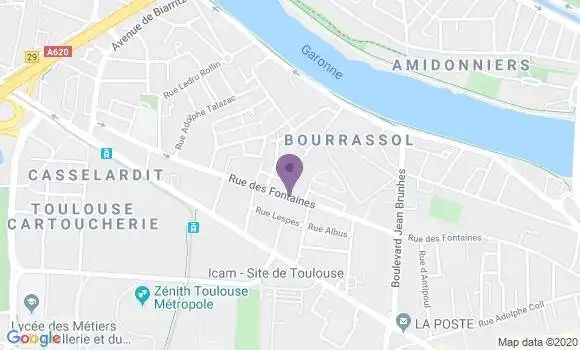 Localisation Caisse d