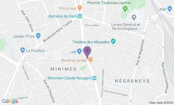 Localisation Caisse d