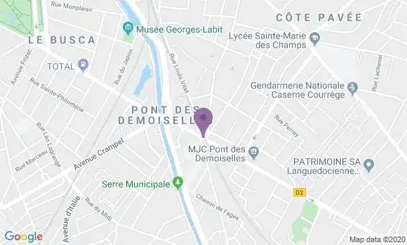 Localisation Caisse d
