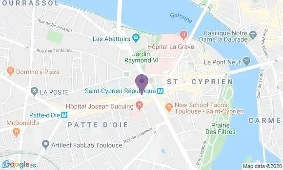 Localisation Caisse d