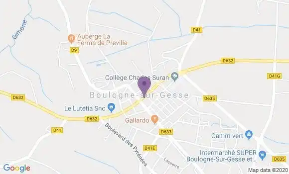 Localisation Caisse d