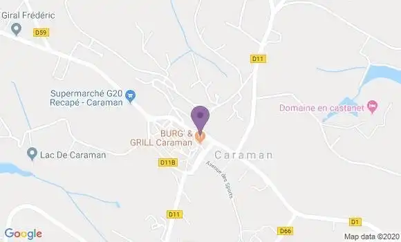 Localisation Caisse d