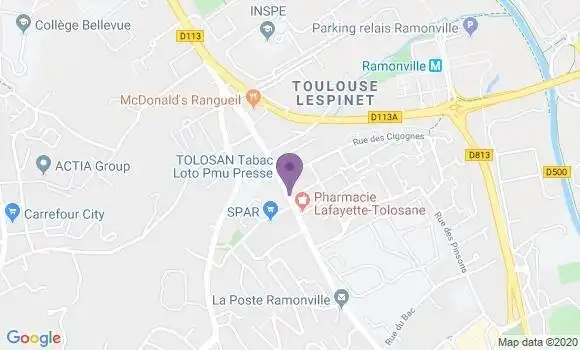Localisation Caisse d