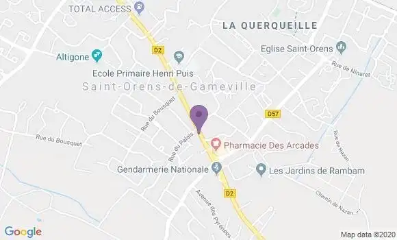 Localisation Caisse d