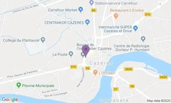 Localisation Caisse d