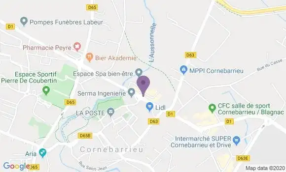 Localisation Caisse d