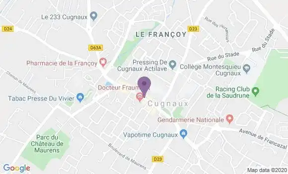 Localisation Caisse d