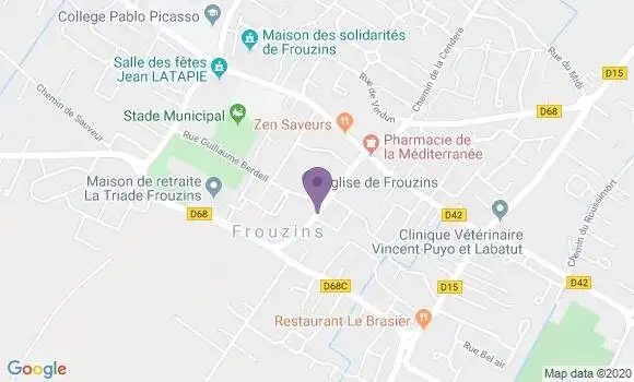 Localisation Caisse d