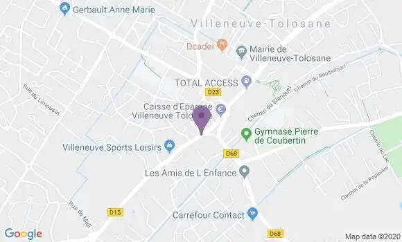 Localisation Caisse d