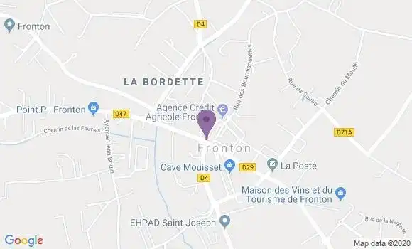 Localisation Caisse d